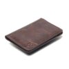 FOXHACKLE Portefeuille en Cuir à Deux Volets avec Blocage RFID – Portefeuille Fin Minimaliste pour Homme et Femme