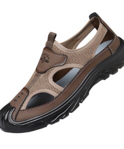 Sandales de sport confortables et respirantes pour homme - Antibes à bout fermé - Mocassins d'été décontractés - Sandale