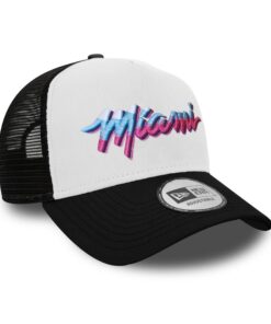 New Era Miami Heat Casual Baseball Snapback Ajustable pour Camionneur