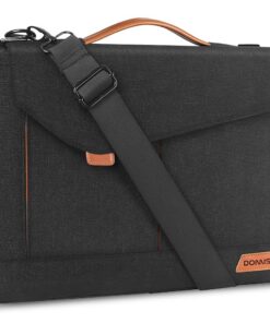 DOMISO 17-17.3 Pouces Sacoche pour ordinateur portable Noir Compatible Dell/HP/MSI/Lenovo/ASUS
