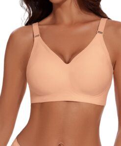 Soutien-gorge push-up WOWENY pour femme - confortable - sans coutures - bretelles réglables - pour tous les jours - conf