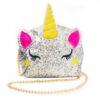 Sac à bandoulière Eterspr Licorne Blanche Fille Cosmétiques