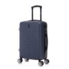 CELIMS Valise Cabine Approvée par 100+ Compagnies Aériennes Légère et Rigide 55x35x25 ABS à 4 Roulettes pour Enfant - Bl