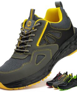 Chaussures de sécurité Caterpillar pour Homme et Femme Chaussures de Travail avec Bout en Plastique léger Chaussures de