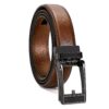 Ceinture Mâle Automatique à Cliquet sans Trou pour Costumes et Loisirs, Largeur 3cm avec Boucle Automatique Réglable