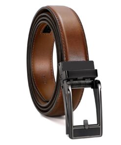 Ceinture Mâle Automatique à Cliquet sans Trou pour Costumes et Loisirs, Largeur 3cm avec Boucle Automatique Réglable