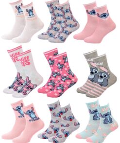 OZABI Chaussettes DISNEY LILO ET STITCH Fille École