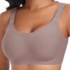 Soutien-gorge Ganado sans couture femme push-up confortable - Soutien-gorge sans fil rembourré granules mammaires - Sout