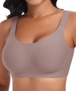 Soutien-gorge Ganado sans couture femme push-up confortable - Soutien-gorge sans fil rembourré granules mammaires - Sout