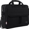 Taygeer Sacoche Ordinateur 17 Pouces Imperméable pour Homme Femme Sac Business Travail avec Bandoulière Grande Mallette
