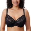 Title: Soutien-gorge grande taille DELIMIRA dentelle aramaturé femme non rembourré