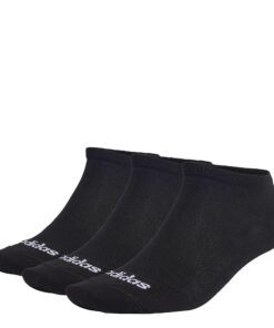 adidas Thin Linear Low-cut Invisible Socks 3 Pairs Mixte