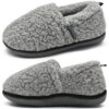 COFACE Chaussons Femmes Moelleux Mousse À Mémoire De Forme Douce Peluche Sherpa Doublé Polaire Dames Pantoufles Conforta