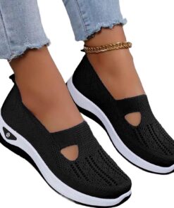 Chaussures Orthopédiques Basket Femme Comfort Mode Sport Enfiler Light Course Outdoor Fitness