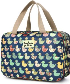 wordmouk Sac Cosmétique Trousse de Toilette Grande Capacité Étanche pour Femme Fille Voyage
