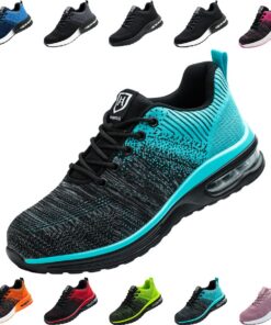Chaussures de Sécurité Nasogetch Hommes Femmes Respirantes Confortables Protection Embout Acier