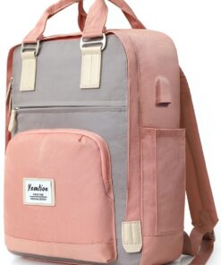 YAMTION Sac à Dos Femmes Chic pour École et Université - Sac Scolaire pour Ordinateur Portable 15,6 Pouces