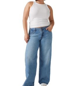 Levi's Low Loose Jeans Femme en jeans évasé confortable pour la femme, idéal pour le quotidien et les événements informe