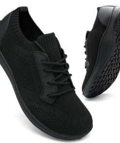 FZJIALI Chaussures de Course pour Femme - Basket Minimaliste Respirant Antidérapant pour Pieds Larges, Sneakers de March