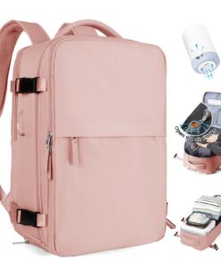 Szlx Sac à Dos Voyage Ryanair Wizz air Easyjet Homme Femmes Bagage Cabine 40x20x25 Pompe Sous Vide Compartiment Chaussur