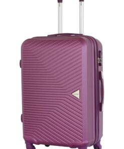 Alisteir Iron Valise Taille Moyenne 65 cm Garanti 2 Années Marque Française Violet