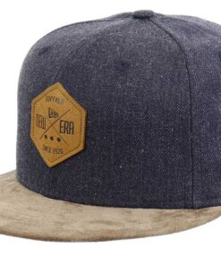 New Era Chapeau de Base avec Patch Hexagonal 59fifty - Design Vintage pour Jeunes Chassés en Matériaux Respirants