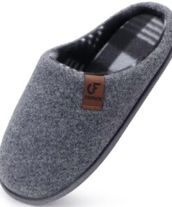 COFACE Chaussons Homme Hiver Chaud en Mousse à Mémoire Antidérapant Pour Intérieur/Extérieur Taille 40-49