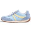 Sneakers rétro Lucky Step pour femmes - Semelle antidérapante et doublure respirante, chaussures légères pour tous les j