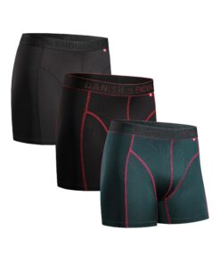 Boxer homme danish endurance coton respirant et doux oeko-texté lot de 3