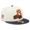 New Era Casquette 59Fifty Chicago Bears | Casquette de baseball cjap | Taille 7 3/8 (58,7 cm) Blanc crème