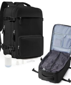 Suradar Sac à Dos Voyage Cabine Avion sous Vide avec Pompe Noir