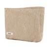 HMCEY Petite Pochette Maquillage Imperméable pour Femmes Travail et Voyage Sacs à Main Portables et Abricot