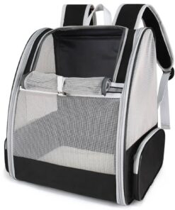 Sac à Dos Transportant et Pliable pour Animaux Poussins - Avec Tapis en Polaire Amovible - Idéal pour Les Voyages en Ple