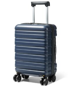 Valise Cabine Lekesky Bleu 55x35x25 Rigide TSA Serrure 38L