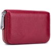 Meowoo Cartes en Cuir RFID Porte-Cartes Porte Monnaie de Crédit Cas de Carte de Visite Porte-Case Protector pour Femmes