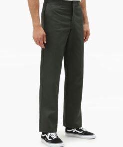 Pantalon Dickies Homme Casual Élégant pour Travail et Week-End Mignon en Polyester Doux Gris 34x32