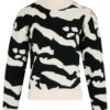Morgan Pull-Over Femme Hiver Chaude et Confortable en Maille Rabat Coudes