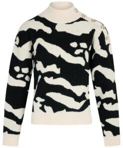 Morgan Pull-Over Femme Hiver Chaude et Confortable en Maille Rabat Coudes