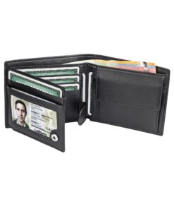 PORTEFEUILLES TRAVANDO TOKYO Masculin - Blocking RFID Noir - Rangement Pièces et Cartes - Accessoires Homme Élégants, Id