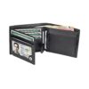 Portefeuille Homme „Tokyo“ Noir avec Blocking RFID - Rangement Pièces et Cartes Dépôt