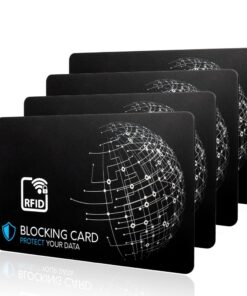 Protect your data DEKRA Carte bloqueur RFID – Certifiée – Dernière technologie de brouillage E-Field – Protection des do