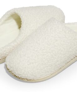 Anmerl Chaussons pour Femmes en Mousse à Mémoire Chaud et Antidérapantes pour Intérieur et Extérieur Anmerl Chaussons p