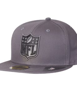 New Era 59Fifty Fitted Cap - Noir pour Hommes - Match NFL - Flexibilité et Style - Gris 59Fifty Fitted Cap