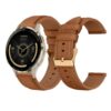 Garmin Venu 4 41mm/Venu 3S 41 mm/Forerunner 265S/Forerunner 255S 18 mm Brun Cuir Remplaçant pour Smartwatch, Compatible