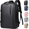 LXQMHB Sac à dos ordinateur 30L extensible pour homme femme (Noir)