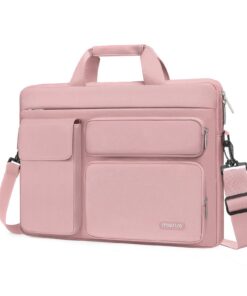 Sacoche Porte-Ordinateur MOSISO Rosecompatible MacBook Air et Pro, 15-15,6 Pouces, Élevé et Rabat, Global Recycled Stand