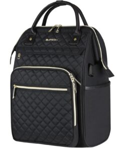 EMPSIGN Sac à Dos Ordinateur Portable pour Femme | Imperméable | Idéal pour Voyage et Affaires | Chic et Fonctionnel | U