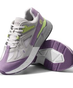 FitVille baskets femme légères extra large pour pieds plats et pied gonflés, confortables pour le travail et l'exercice