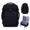 Sac de voyage ECOHUB Cabine Homme 14 Pouces Eco-friendly Portable Sous le Siège 20L Global Recycled Standard(Noir) Val