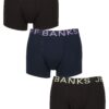 Jeans Banks Lot de 3 Boxers Homme Noir – Sous-Vêtements Coton Stretch, Doux, Respirants, Légers, Culottes Confortables É